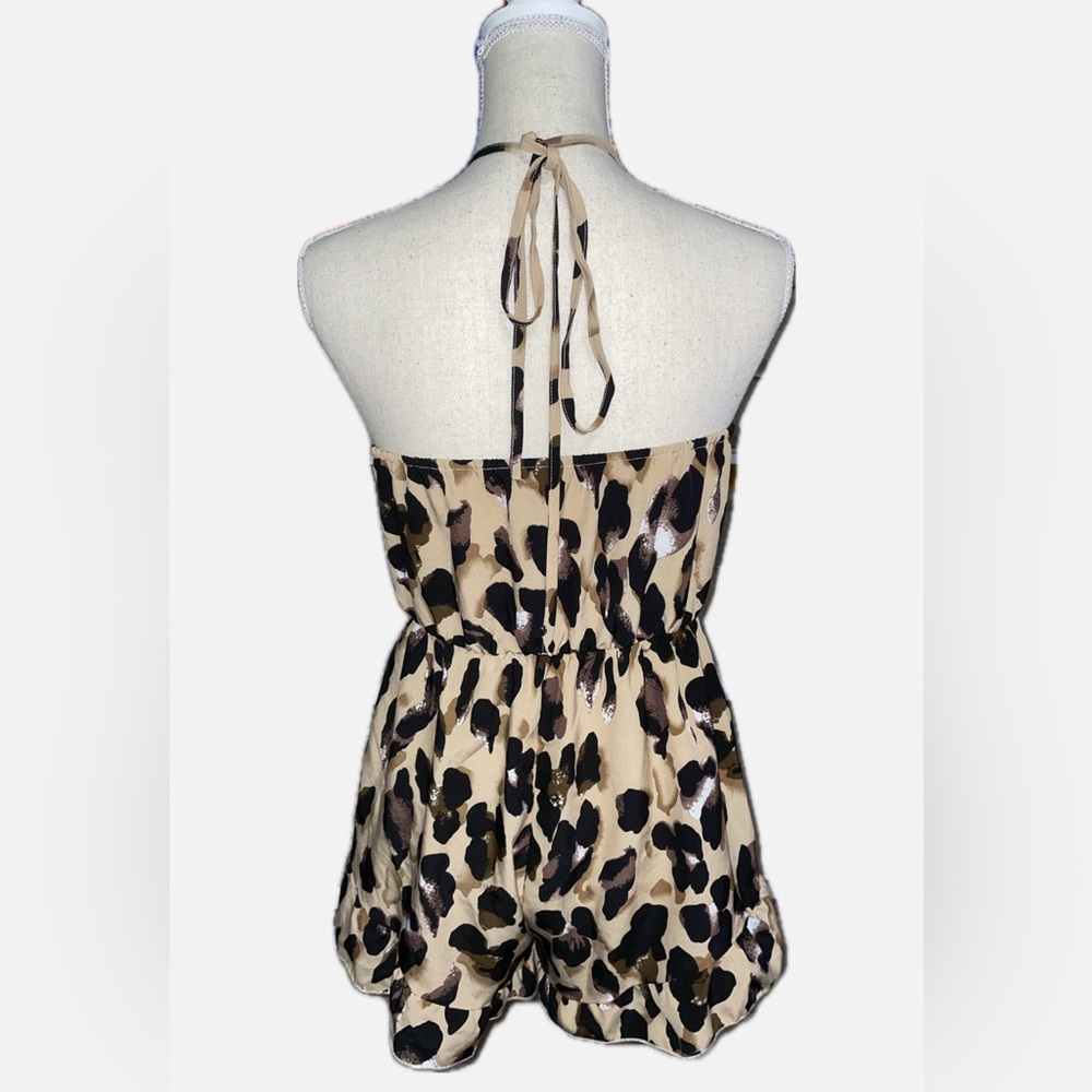 SHEIN Multicolor Leopard Print romper - Picture 2 of 3